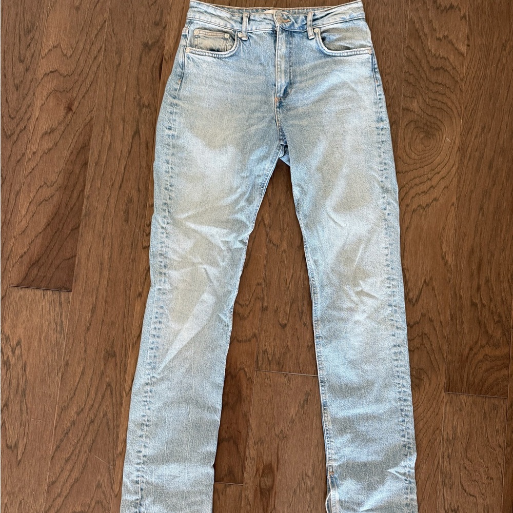 Zara Light Blue Women's Boot Cut Jeans